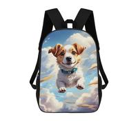sinyumoney Jack Russell Terrier Sac À Dos Scolaire Imprimé En 3D Pour Garçons Et Filles, Sac À Dos Pour Ordinateur Portable Pour Enfants/étudiants/adultes 17inch