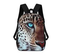 sinyumoney Jaguar Face Animal Sacs À Dos Scolaires Pour Enfants, Sac D'école Imprimé En 3D Pour Garçons, Élèves Du Primaire Et Du Collège 17inch
