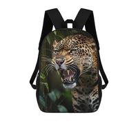 sinyumoney Jaguar in The Jungle -3 Sac À Dos En Peluche À Motif Dessin Animé, Sac À Dos 3D Pour Enfants, Idée Cadeau D'anniversaire Pour Garçons Et Filles 17inch