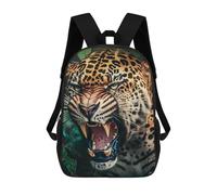 sinyumoney Jaguar Roar in Jungle -3 Sacs À Dos Imprimés En 3D Pour Enfants, Sacs D'école Tendance Pour Garçons, Élèves Du Primaire Et Du Collège 17inch
