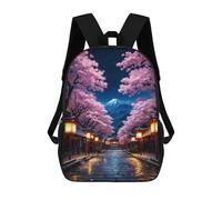 sinyumoney Japan Cherry Blossom Fuji Sacs À Dos Scolaires Pour Enfants, Cartables Imprimés En 3D, Sacs D'école Tendance Pour Garçons, Élèves Du Primaire Et Du Collège 17inch