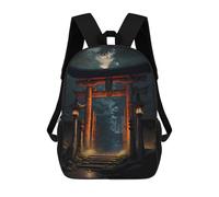 sinyumoney Japan Torii Gate Sacs À Dos Scolaires Pour Enfants, Cartables Imprimés En 3D, Sacs D'école Tendance Pour Garçons, Élèves Du Primaire Et Du Collège 17inch