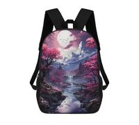sinyumoney Japanese Cherry Blossoms Sac À Dos Enfant, Sac À Dos Anime, Grand Sac À Dos Enfant, Sac À Dos Imprimé En 3D Pour Enfants, Cartable, Cartable Pour Garçons Et Filles 17inch
