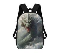 sinyumoney Japanese Dragon in Ocean Sac À Dos Enfant Tendance Et Amusant, Sac À Dos Pour Garçons Et Adolescents, Sac D'école Imprimé En 3D Pour Garçons 17inch