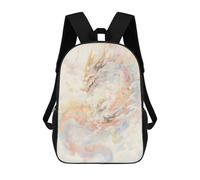 sinyumoney Japanese Dragon Sac À Dos Enfant Fille 3D, Sac D'école, Sac À Dos Pour Tout-petits, Sac À Dos Décontracté, Sac À Livres Tendance 17inch