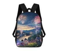 sinyumoney Japanese Fireworks Festival Sacs À Dos Pour Enfants 17inch Sac À Dos Scolaire, Sac D'école Imprimé En 3D Pour Garçons, Élèves Du Primaire Et Du Collège