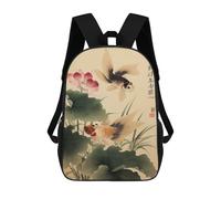 sinyumoney Japanese Fish 1 Sac À Dos Scolaire Pour Enfants Imprimé En 3D, Idéal Pour Les Voyages Et Les Lectures, Pour Les Garçons Et Les Élèves Du Primaire 17inch