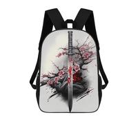sinyumoney Japanese Katana Sacs À Dos Scolaires Pour Enfants, Cartables Imprimés En 3D, Sacs D'école Tendance Pour Garçons, Élèves Du Primaire Et Du Collège 17inch