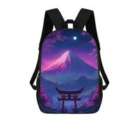 sinyumoney Japanese Nature Sac À Dos Scolaire Pour Filles Et Garçons Avec Poche, Sac À Dos Tendance Pour Enfants 17inch