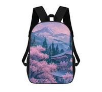 sinyumoney Japanese Painting Sacs À Dos Pour Enfants, Cartables, Sacs À Dos Scolaires Imprimés En 3D, Sacs À Dos De Voyage Tendance Pour Enfants (primaire, Collège) 17inch