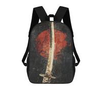 sinyumoney Japanese Sword Art Print -1 Sac À Dos Scolaire Pour Enfants, 43 Cm (17 Pouces), Imprimé En 3D, Pour Garçons, Élèves Du Primaire Et Du Collège