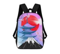 sinyumoney Japanese Vintage Mountain Sac À Dos Scolaire Pour Filles Et Garçons, Grande Capacité, Léger, Pour Enfants Et Étudiants 17inch