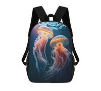 sinyumoney Jellyfish Colorful Sac À Dos Imprimé En 3D Pour Garçons, Sac D'école Grande Capacité, Sac De Voyage, Sac À Livres, Sac D'école Pour Garçons, Mochila 17inch
