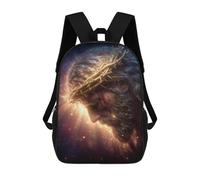 sinyumoney Jesus Christ Crown of Thorns Art Print -1 Sac À Dos Scolaire Pour Enfants, Imprimé En 3D, Pour Garçons, Élèves Du Primaire Et Du Collège 17inch