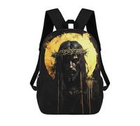 sinyumoney Jesus Christ Painting Sacs À Dos Décontractés Pour Enfants, Sacs D'école Pour Adolescents, Filles Et Garçons, Sacs À Dos Pour Livres 17inch