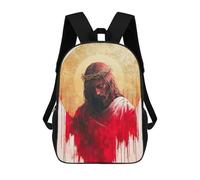 sinyumoney Jesus Christ Painting Sacs À Dos Pour Enfants, Sac À Dos Scolaire, Sac À Dos Imprimé En 3D Pour Enfants, Sac À Dos De Voyage, Sac À Livres, Sac D'école Pour Enfants 17inch