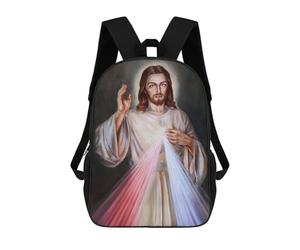 sinyumoney Jesus Christ Poster Sacs À Dos Pour Garçons, Cartables Imprimés En 3D, Sacs À Dos De Voyage Tendance Pour Garçons (primaire, Collège) 17inch