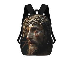 sinyumoney Jesus Is Alive Sac À Dos Scolaire Imprimé En 3D Pour Enfants, Sac À Dos Garçon/fille, Sac De Voyage Pour Enfants 17inch