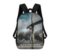 sinyumoney Jesus Poster Quotes 4 Sac À Dos Enfant, Cartable Pour Garçons Et Adolescents, Sac À Dos De Voyage, Sac À Dos Scolaire, Sac À Livres 17inch