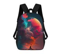 sinyumoney Journey Beyond The Stars Sacs À Dos Scolaires Pour Enfants, Sac D'école Imprimé En 3D Pour Garçons, Élèves Du Primaire Et Du Collège 17inch