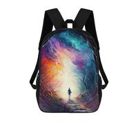 sinyumoney Journey Through Colorful Dreams Sacs À Dos Imprimés En 3D Pour Enfants, Sacs D'école Tendance Pour Garçons, Sacs De Voyage, Sacs Scolaires Pour Élèves Du Primaire 17inch