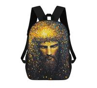 sinyumoney Journey to Enlightenment Sac À Dos Enfant, Sac D'école, Sac À Dos Imprimé 3D Avec Motif De Dessin Animé, Grande Capacité, Pour Garçons Et Filles 17inch