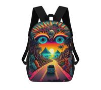 sinyumoney Journey to Paradise Sac À Dos Enfant, Sac D'école, Sac À Dos Imprimé 3D Avec Motif De Dessin Animé, Grande Capacité, Pour Garçons Et Filles 17inch