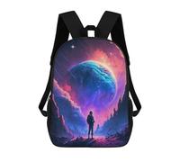 sinyumoney Journey to The Cosmic Frontier Sac À Dos Imprimé En 3D, Sac D'école Décontracté Et Tendance Pour Enfants, Sac D'école Pour Garçons, Collégiens 17inch