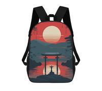 sinyumoney Journey to The Gate Sac À Dos Scolaire Pour Enfants, Sac À Dos De Voyage Décontracté, Grand Sac À Dos Pour Garçons Et Filles 17inch