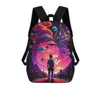 sinyumoney Journey to The Multiverse Sac À Dos Scolaire Pour Enfants, Imprimé En 3D, Sac À Dos Tendance Pour Garçons, Élèves Du Primaire Et Du Collège 17inch