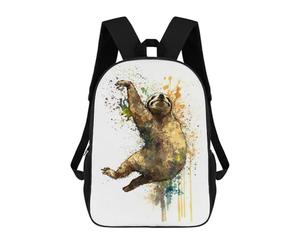 sinyumoney Jump Sloth Sacs À Dos Scolaires Pour Enfants, Cartables Imprimés En 3D, Sacs D'école Tendance Pour Garçons, Élèves Du Primaire Et Du Collège 17inch