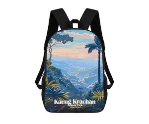 sinyumoney Kaeng Krachan National Park Thailand Sacs À Dos Imprimés En 3D Pour Enfants, Sacs D'école Tendance Pour Garçons, Sacs De Voyage, Sacs Scolaires Pour Élèves Du Primaire 17inch