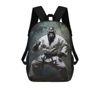 sinyumoney Karate Gorilla Sacs À Dos Imprimés En 3D Pour Enfants, Sacs D'école Tendance Pour Garçons, Sacs De Voyage, Sacs Scolaires Pour Élèves Du Primaire 17inch