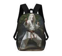 sinyumoney Karate Horse Sac À Dos Enfant Tendance Et Amusant, Sac À Dos Pour Garçons Et Adolescents, Sac D'école Imprimé En 3D Pour Garçons 17inch