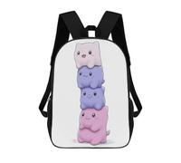 sinyumoney Kawaii Cute Cats Nursery Sacs À Dos Pour Enfants, Sac À Dos Scolaire Imprimé En 3D Pour Enfants, Sac À Dos De Voyage, Sac À Livres Pour Enfants 17inch Sac D'école