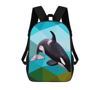 sinyumoney Killer Whale Sac À Dos, Cartable Imprimé En 3D, Sac À Goûter, Sac À Dos De Voyage, Sac À Dos Entre Amis, Sac À Dos Scolaire Pour Filles Et Garçons 17inch