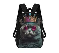 sinyumoney King of The Hous Sacs À Dos Scolaires Pour Enfants, Sac D'école Imprimé En 3D Pour Garçons, Élèves Du Primaire Et Du Collège 17inch