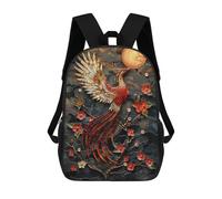 sinyumoney Kintsugi Phoenix Sacs À Dos Pour Enfants, Cartables Imprimés En 3D, Sacs À Dos Pour Élèves Du Primaire Et Du Collège (garçons Et Filles) 17inch