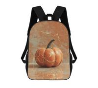 sinyumoney Kintsugi Pumpkin Decorative Art Sacs À Dos, Sac À Dos Enfant, Sac D'école, Sac À Dos De Voyage Imprimé En 3D, Accessoire De Mode, Sac À Dos Imperméable Pour Enfants 17inch