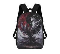 sinyumoney Kitsune Spirit Painting Sac À Dos Enfant Imprimé En 3D, Sac D'école Pour Garçons, Sac À Dos Cool Et Décontracté, Sac À Dos Amusant Pour Enfants Et Adolescents 17inch