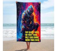 sinyumoney Knight in Color, Une Histoire vibrante de bravoure. Serviettes lavables GSM, Douces et Ultra-absorbantes, idéales pour la Plage, la Piscine, Le Camping et la Piscine. Taille Unique.