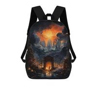 sinyumoney Knowledge Is Power Sacs À Dos Tendance Imprimés En 3D 17inch Sac D'école Décontracté Pour Enfants, Garçons, Élèves Du Primaire Et Du Collège