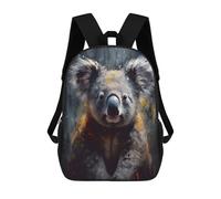 sinyumoney Koala in Abstract Art -1 Sac À Dos Scolaire Pour Enfants Imprimé En 3D, Idéal Pour Les Voyages Et Les Livres 17inch