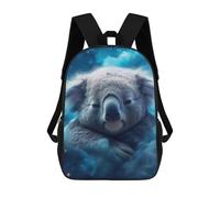 sinyumoney Koala in Cloudy Dreamscape Sac À Dos Enfant, Cartable, Sac D'école, Motif Dessin Animé 3D, Sac Pour Ordinateur Portable, Pour Garçons Et Filles 17inch