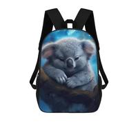 sinyumoney Koala in Moonlit Tree Sac À Dos Enfant, Cartable, Sacs À Dos Scolaires Imprimés En 3D Pour Élèves Du Primaire Et Du Collège, Cadeau D'anniversaire Pour Adolescents 17inch