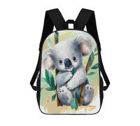 sinyumoney Koala in Tree with Leaves Sacs À Dos Pour Enfants, Cartables, Sacs À Dos Scolaires Imprimés En 3D, Sacs À Dos De Voyage Tendance Pour Enfants (primaire, Collège) 17inch