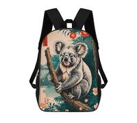 sinyumoney Koala Japanese Art Sac À Dos, Cartable Imprimé En 3D, Sac À Goûter, Sac À Dos De Voyage, Sac À Dos Entre Amis, Sac À Dos Scolaire Pour Filles Et Garçons 17inch