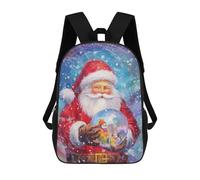 sinyumoney Krystal Ball Christmas Sac À Dos Scolaire Enfant Tendance Et Décontracté, Sac À Dos Imprimé En 3D Pour Garçon, Grand Sac À Dos 17inch