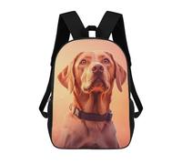 sinyumoney Labrador Dog Sac À Dos Scolaire Pour Enfants, Sac À Dos De Voyage Décontracté, Grand Sac À Dos Pour Garçons Et Filles 17inch