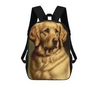 sinyumoney Labrador Retriever Sacs À Dos Imprimés En 3D Pour Enfants, Sacs D'école Tendance Pour Garçons, Élèves Du Primaire Et Du Collège 17inch